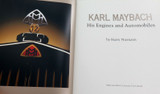 JUST SUPERB. 2006 LARGE HARDCOVER "KARL MAYBACH, HIS ENGINES & AUTOMOBILES"