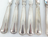 VINTAGE DANISH SILVERPLATE 18 PIECE SETTING FOR 9 FISH SET.