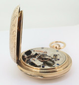 Exceedingly Rare Pivoted Detent Chronometer Gold Pocket Watch - J.H. Allison, Detroit, No.19