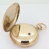 Exceedingly Rare Pivoted Detent Chronometer Gold Pocket Watch - J.H. Allison, Detroit, No.19