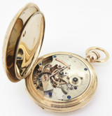 Exceedingly Rare Pivoted Detent Chronometer Gold Pocket Watch - J.H. Allison, Detroit, No.19