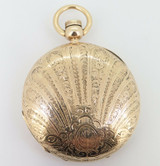 Exceedingly Rare Pivoted Detent Chronometer Gold Pocket Watch - J.H. Allison, Detroit, No.19