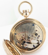 Exceedingly Rare Pivoted Detent Chronometer Gold Pocket Watch - J.H. Allison, Detroit, No.19