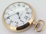 Very Rare 1912 Illinois Bunn Special 26 Jewel Gold Filled OF Railroad Pocket Watch