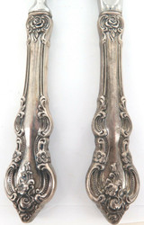 1960s USA TOWLE “EL GRANDEE” PATTERN STERLING SILVER HANDLES SMALL SERVERS.