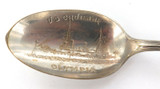 RARE 1898 ADMIRAL DEWEY, MANILA U.S.S. OLYMPIA, CRUISER SILVERPLATE SPOON