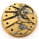 ANTIQUE HIGH GRADE KEY WIND MENS POCKET MOVEMENT, GREAT DIAL