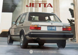 1984 VOLKSWAGEN JETTA LARGE COLOUR BROCHURE.