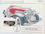 1988 PART SET 5 USA UNUSED FDC’s VINTAGE CARS.