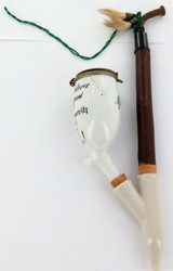 EX ESTATE 1877 PFINGSTEN (PENTECOST), GERMANY PORCELAIN PIPE.