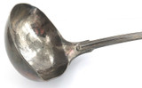 HEAVY SET / QUALITY ITALIAN MADE F B ROGERS SILVERPLATE LARGE TWIN SPOUT LADLE.