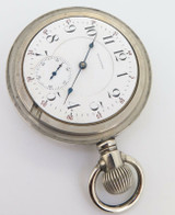 1907 Waltham Bartlett 18s 17 Jewel Two Tone Movement Pocket Watch