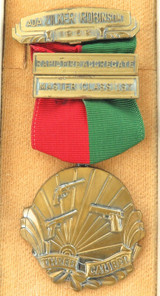 1959 USA SHOOTING MEDAL, RAPID FIRE AGGREGATE, 1ST MASTER CLASS.