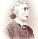 1800s SIR HENRY IRVING 1838-1905 POSED STUDIO PHOTOGRAPH. WINDOW & GROVE, UK