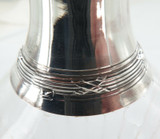 c1900 FRENCH .950 SILVER QUALITY SQUAT DECANTER.