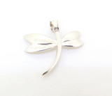 Pretty Sterling Silver Stylised Dragonfly Pendant 2.82g