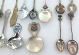 SELECTION STERLING SILVER & SILVERPLATE COLLECTORS SPOONS