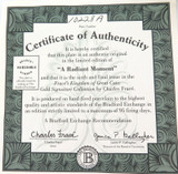 BRADEX LIMITED EDITION COLLECTORS PLATE + BOX + COA. A RADIANT MOMENT