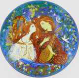 ANNA PERENNA LIMITED EDITION COLLECTORS PLATE + BOX + BROCHURE. ROMEO & JULIET.