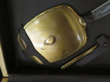 Vintage 1950's Era Collectable Ornate Vanity Set in Original Hard Plastic Case