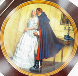 KNOWLES ROCKWELL COLONIALS COLLECTORS PLATE + BOX + COA. THE UNEXPECTED PROPOSAL