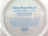 SCHMID GERMANY BERTA HUMMEL L/ED COLLECTORS PLATE + OUTER + COA MOTHERS DAY 1986