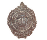 cWW1 ARGYLL AND SUTHERLAND LARGE WHITE METAL BADGE.