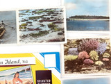 SELECTION VINTAGE GREEN ISLAND, QLD TOURIST EPHEMERA. COLOUR PHOTOS, POSTCARDS
