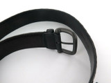 Italian Bottega Veneta Woven Intrecciato Nero Black Leather Belt. Size 100 / 40.