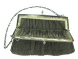 Antique Decorative .800 Silver French Chainmail Ladies Purse Bag 1900's