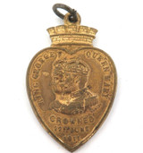 SCARCE 1911 BURGH of PARTICK, SCOTLAND CORONATION SOUVENIR FOB.