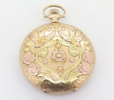 C.1920 Elgin Solid 14K Multi Colour Gold 16s Gentleman’s Pocket Watch -Serviced