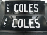 RARE QUEENSLAND REGO NUMBER PLATE  COLES  NEVER FITTED NEAR MINT, FRONT & BACK