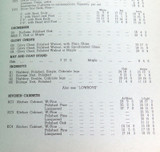 AUSTRALIANA RARE c1940s CARRICKS LTD LOUNGE & FURNISHINGS CATALOGUE & PRICE LIST