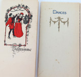 SCARCE LOT VINTAGE UNUSED DANCE PROGRAMMES. SOCIAL / SCHOOL FORMALS ETC