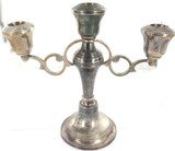 QUALITY VINTAGE EPNS 3 SLOT CANDELABRA.