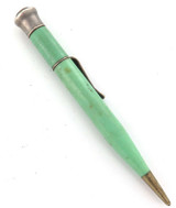 RARE 1921 ENGLISH MORDAN EVERPOINT TWIST PROPELLING PENCIL w STERLING FITTINGS.