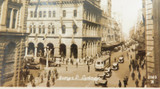 c1930s / 1940 GEORGE ST, SYDNEY UNUSED REAL PHOTO POSTCARD.