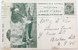  1909 RARE “WORLDS RECORD BULL” SOUTH AUSTRALIAN PRE-PAID POSTCARD