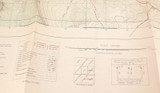 RARE VERY LARGE DETAILED 1951 AUSTRALIAN MILITARY MAP of THE APPIN REGION, NSW