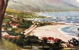 c1910 CAPE TOWN, SOUTH AFRICA, CAMPS BAY UNUSED COLOUR POSTCARD.