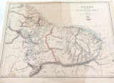 c1860 LARGE “WEEKLY DISPATCH ATLAS” MAP of GUIANA. BRITISH, DUTCH & FRENCH.