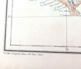 c1860 LARGE “WEEKLY DISPATCH ATLAS” MAP of JAMAICA & HAYTI.