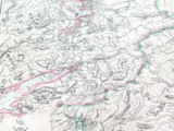 c1860 LARGE “WEEKLY DISPATCH ATLAS” MAP of THE LAKES of KILLARNEY.