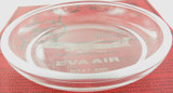 SCARCE VINTAGE EVA AIR B747-400 CLEAR GLASS BOWL.