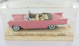 MIB VINTAGE SOLIDO PINK CADILLAC BIASSILA CABRIELOT 4500 1:43 DIECAST CAR.