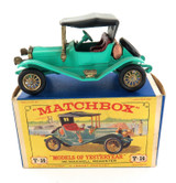 VINTAGE MATCHBOX / LESNEY YESTERYEAR Y-14 1911 MAXWELL ROADSTER + BOX.