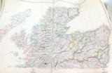 c1860 VERY LARGE DOUBLE PAGE “WEEKLY DISPATCH ATLAS” MAP of NORTHERN SCOTLAND.