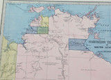 c1886 LARGE DETAILED MAP of THE NORTHERN TERRITORY (of SOUTH AUSTRALIA).