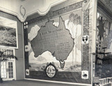 RARE 1924 BRITISH EMPIRE EXHIBITION LARGE PHOTO. HUGE WELCOMING AUSTRALIAN MAP.